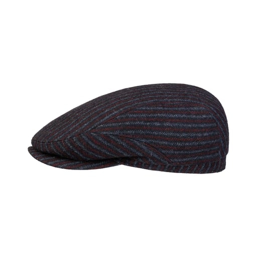 Stetson Woolen Stripe Driver Flat Cap